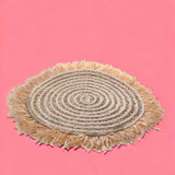Tappeto con Rafia Naturale • 55 cm