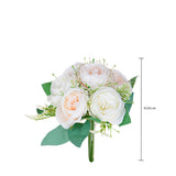 Bouquet artificiale Cabbage Rose per 7 rami • 250 cm