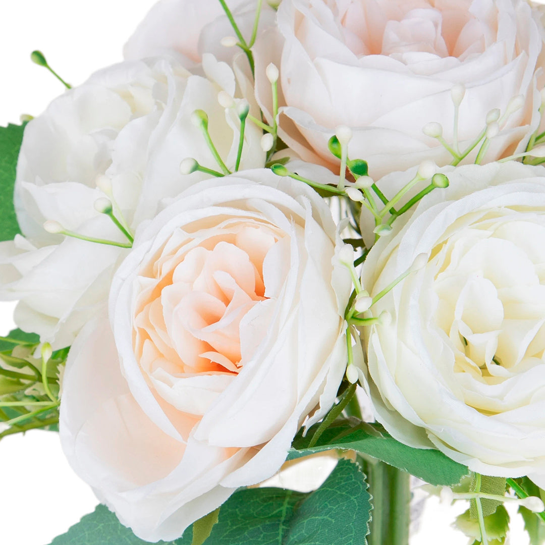 Bouquet artificiale Cabbage Rose per 7 rami • 250 cm