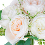 Bouquet artificiale Cabbage Rose per 7 rami • 250 cm