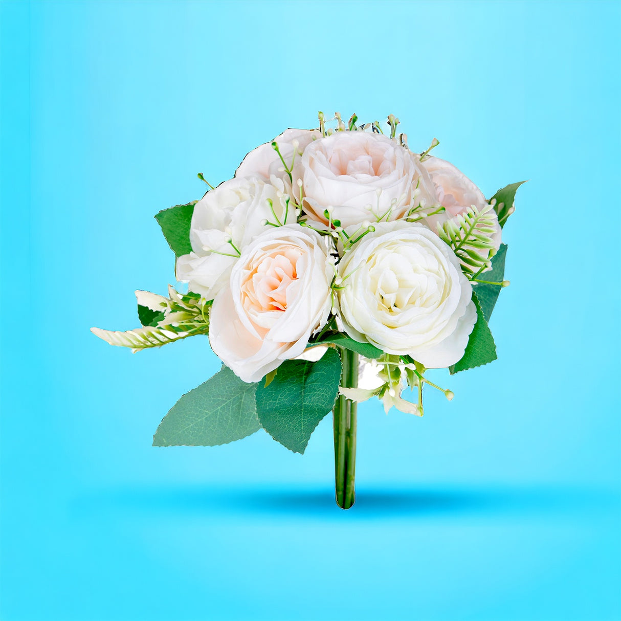 Bouquet artificiale Cabbage Rose per 7 rami • 250 cm