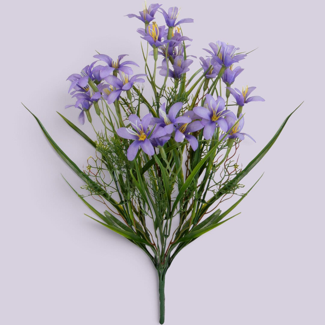 12 Pezzi • Bouquet Lilium con 7 Fiori • 48 cm