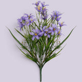 12 Pezzi • Bouquet Lilium con 7 Fiori • 48 cm