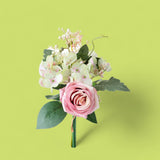 Bouquet artificiale rose e Ortensie • 36 cm
