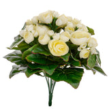Bouquet artificiale di begonia • 28 cm