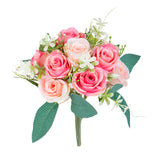 Bouquet artificiale rose • 15X15X27 cm