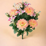 Bouquet artificiale con dalie • 61 cm