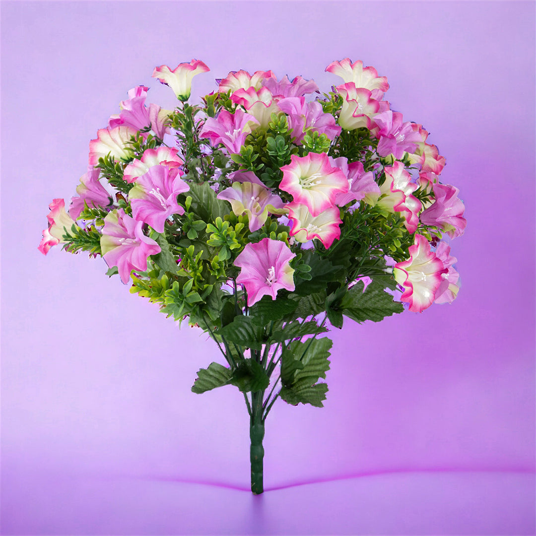 Bouquet artificiale con petunia • 45 cm