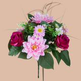3 Pezzi • Dalia Bouquet • 34 cm