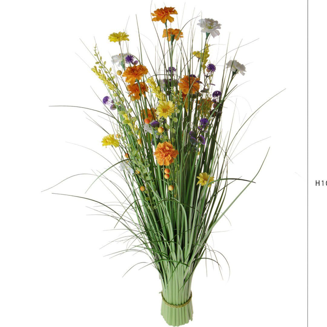 2 Pezzi • Fascio con Fiori Di Campo • 100 cm