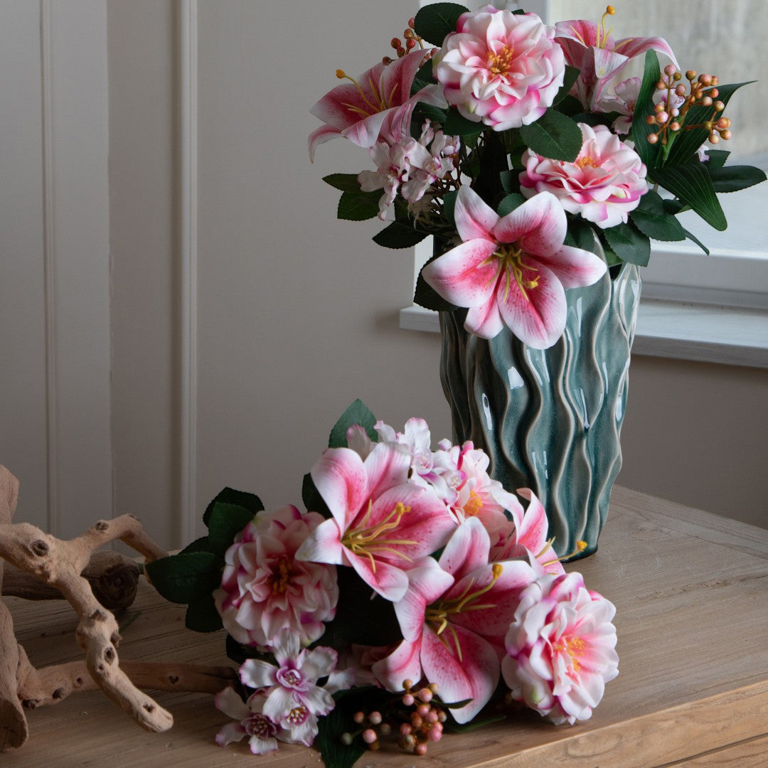 Bouquet Lilium per 12 fiori • 48 cm