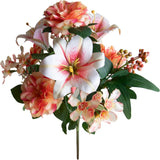 Bouquet Lilium per 12 fiori • 48 cm