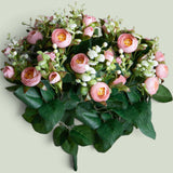 3 Pezzi • Bouquet Ranuncoli per 16 fiori • 43 cm