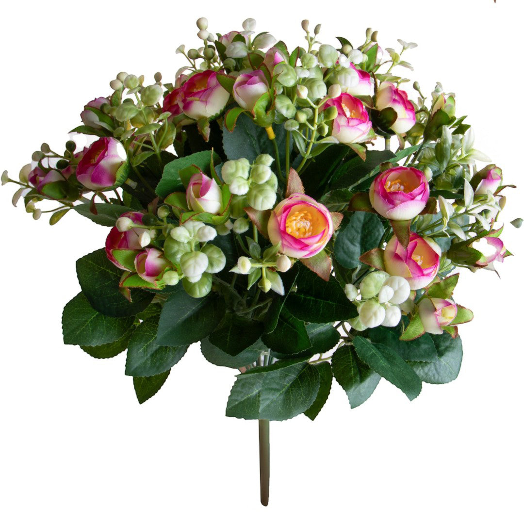 Bouquet Ranuncoli per 16 fiori • 43 cm