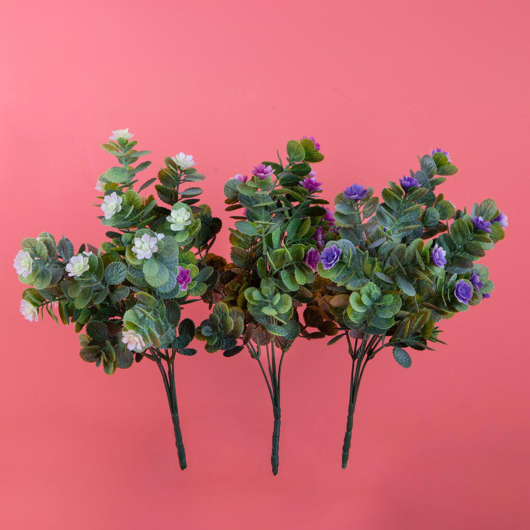 Bouquet artificiale con minifoglie • 33 cm