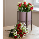 Bouquet Mini Rose per 5 fiori • 26 cm