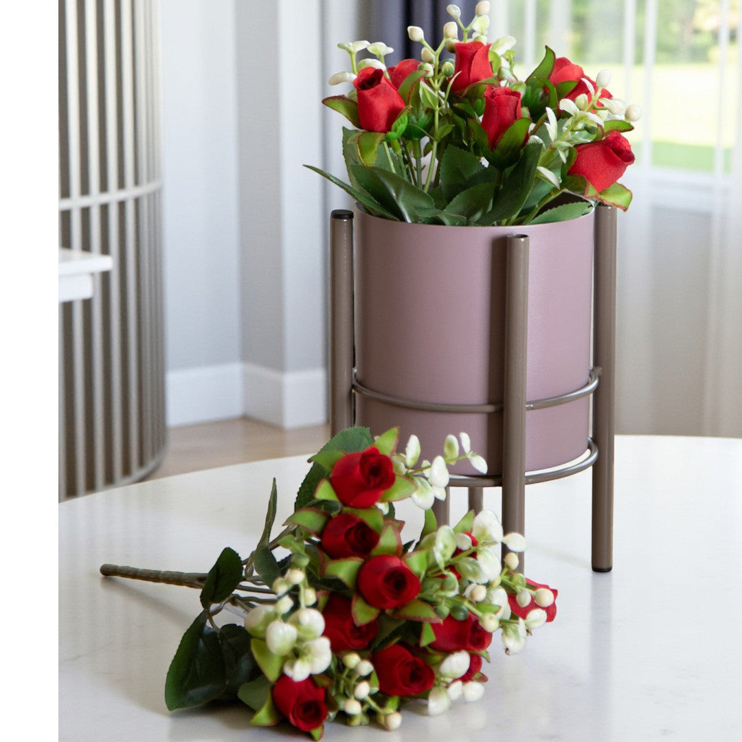 Bouquet Mini Rose per 5 fiori • 26 cm