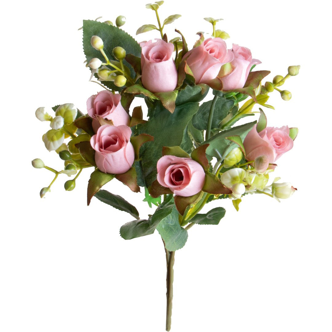 Bouquet Mini Rose per 5 fiori • 26 cm