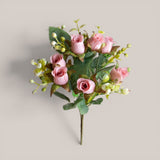 Bouquet Mini Rose per 5 fiori • 26 cm