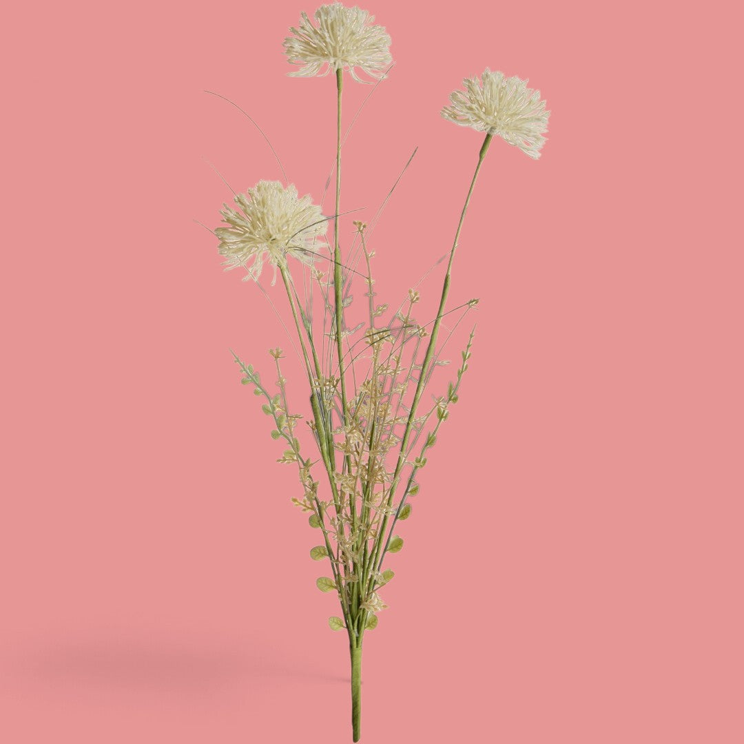 6 Pezzi • Fiori Di Campo con Tarassaco • 60 cm