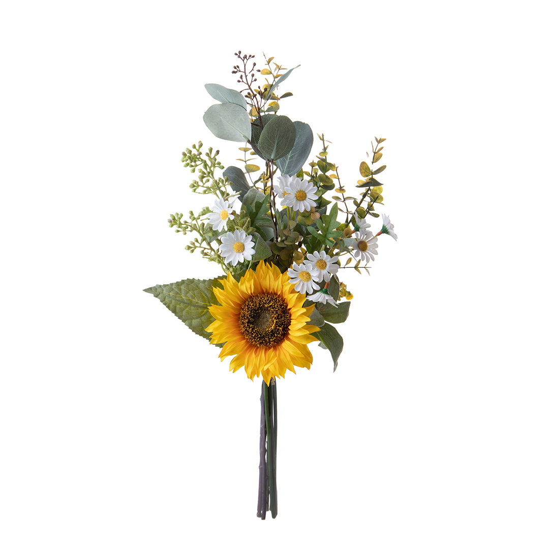 Bouquet artificiale con girasoli • 53 cm