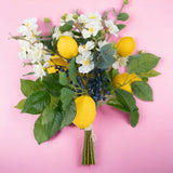 Bouquet artificiale con limoni • 45 cm