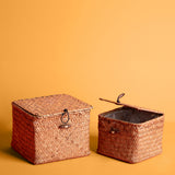 Set 2 cubi con coperchio • 16 cm