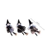 3 befane con scopa • H 25 cm