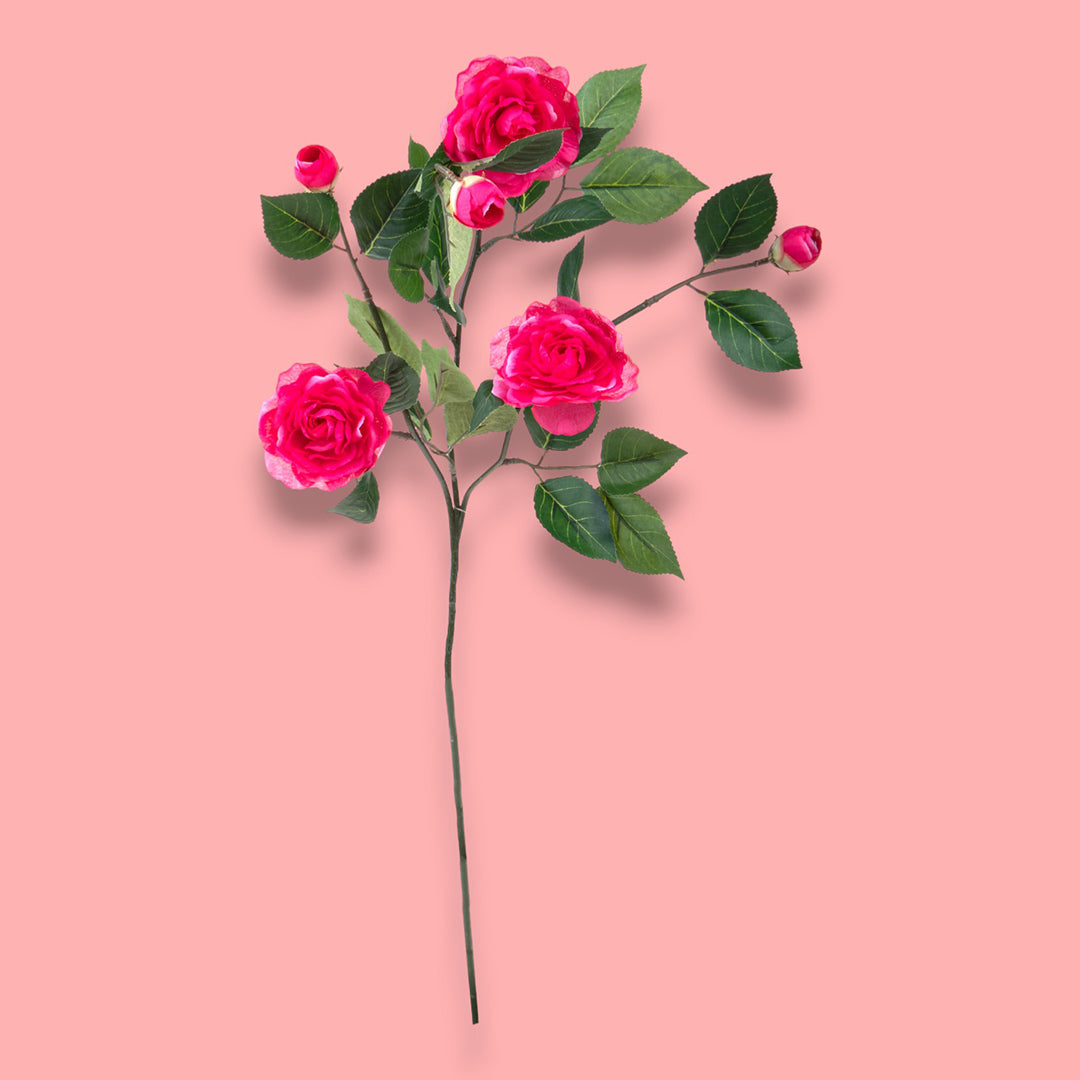 Ramo camelia artificiale • 75 cm