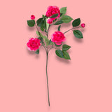 Ramo camelia artificiale • 75 cm
