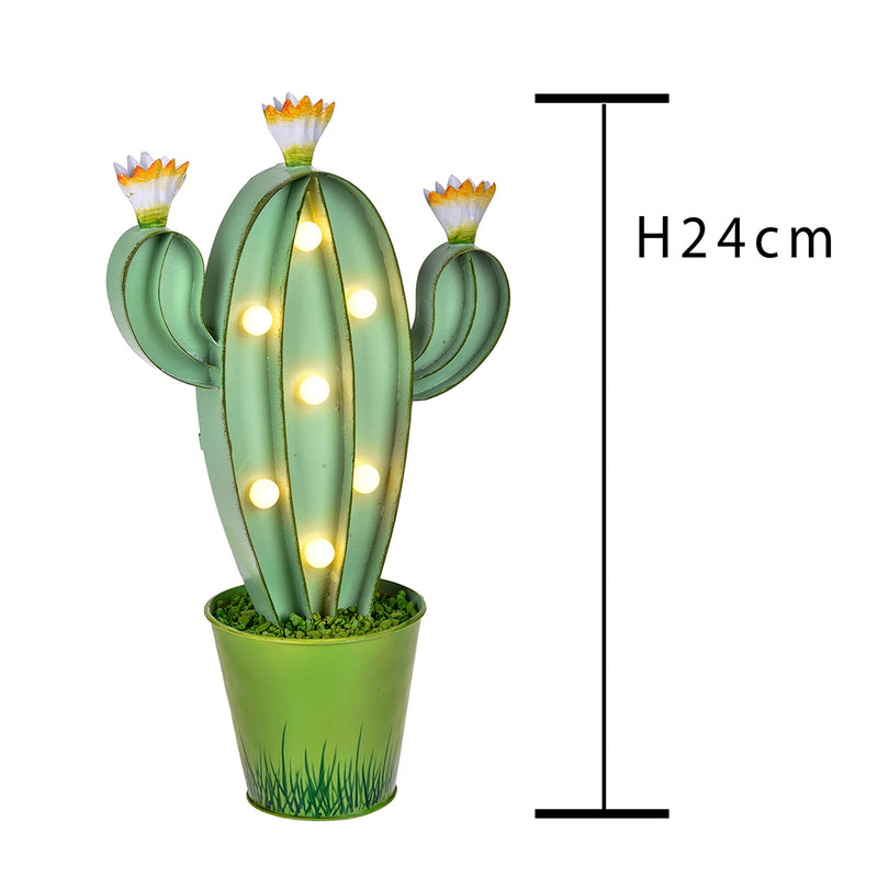 Cactus con luci • 24 cm