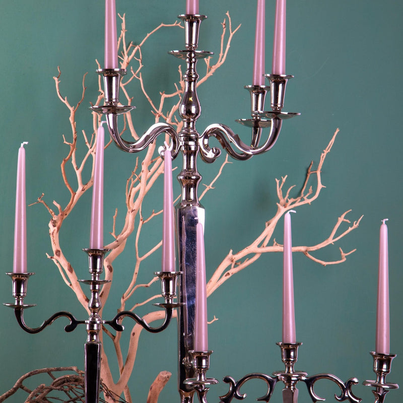 Candelabro metallo 5 bracci • 60 cm