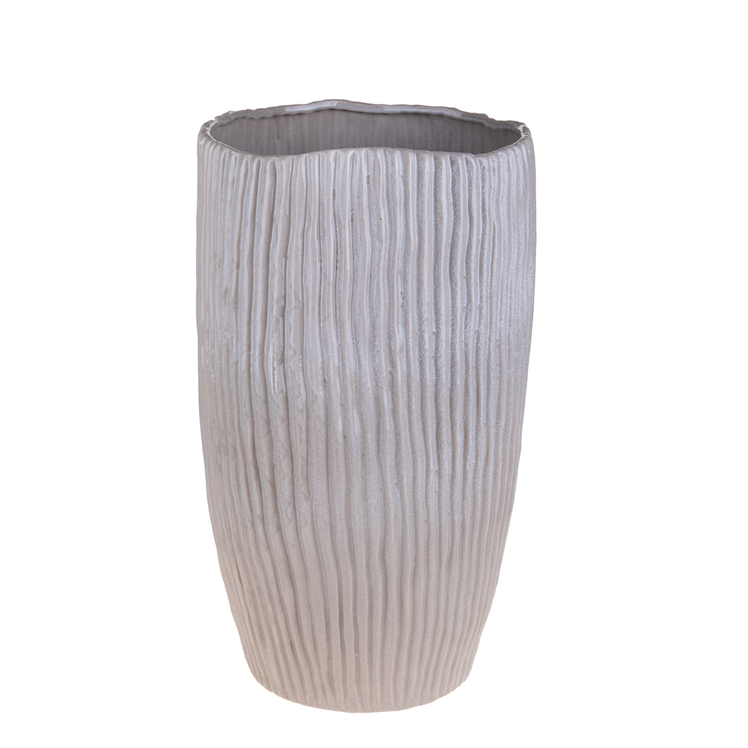 Vaso ceramica Vaso Rigato • 50 cm