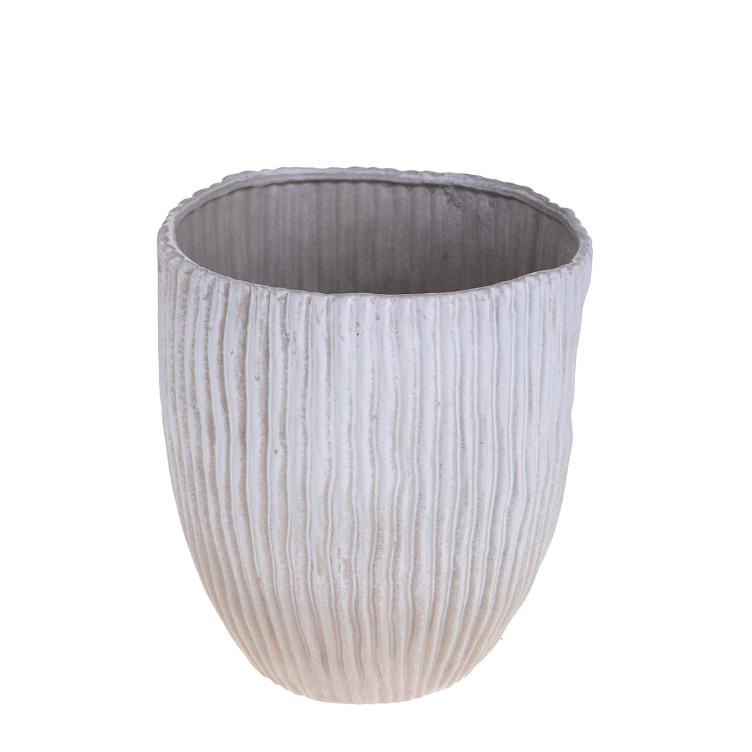 Vaso ceramica Vaso Rigato • 31 cm