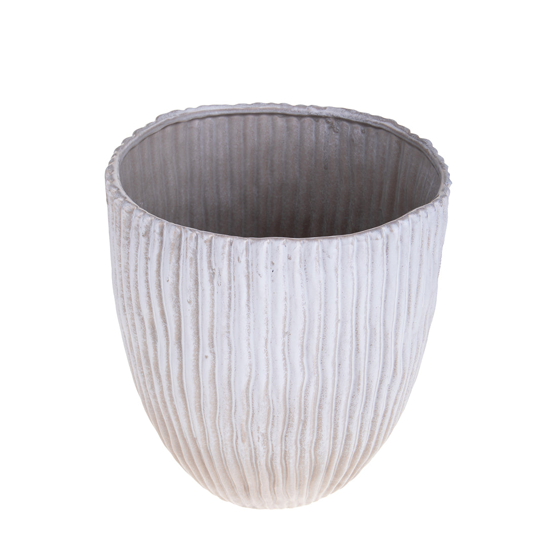 Vaso ceramica Vaso Rigato • 31 cm