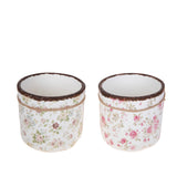Set 2 Cachepot Floreale • 12,5 cm