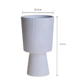 2 Pezzi • Vaso con base • 25 cm