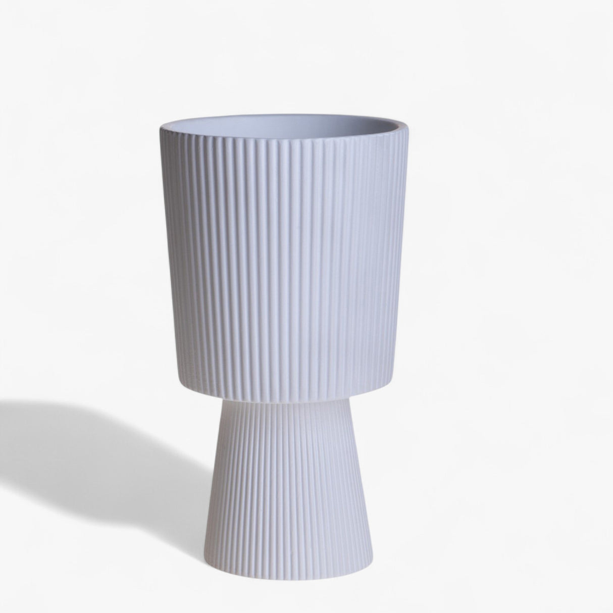 2 Pezzi • Vaso con base • 25 cm