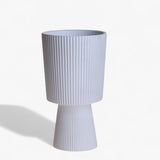 2 Pezzi • Vaso con base • 25 cm