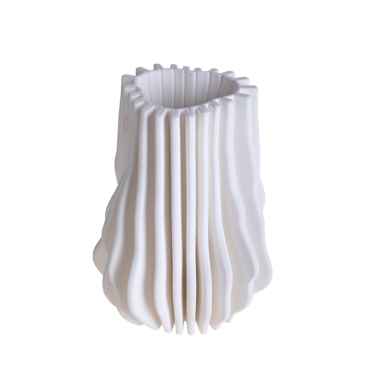 Vaso con righe in rilievo • 34,5 cm