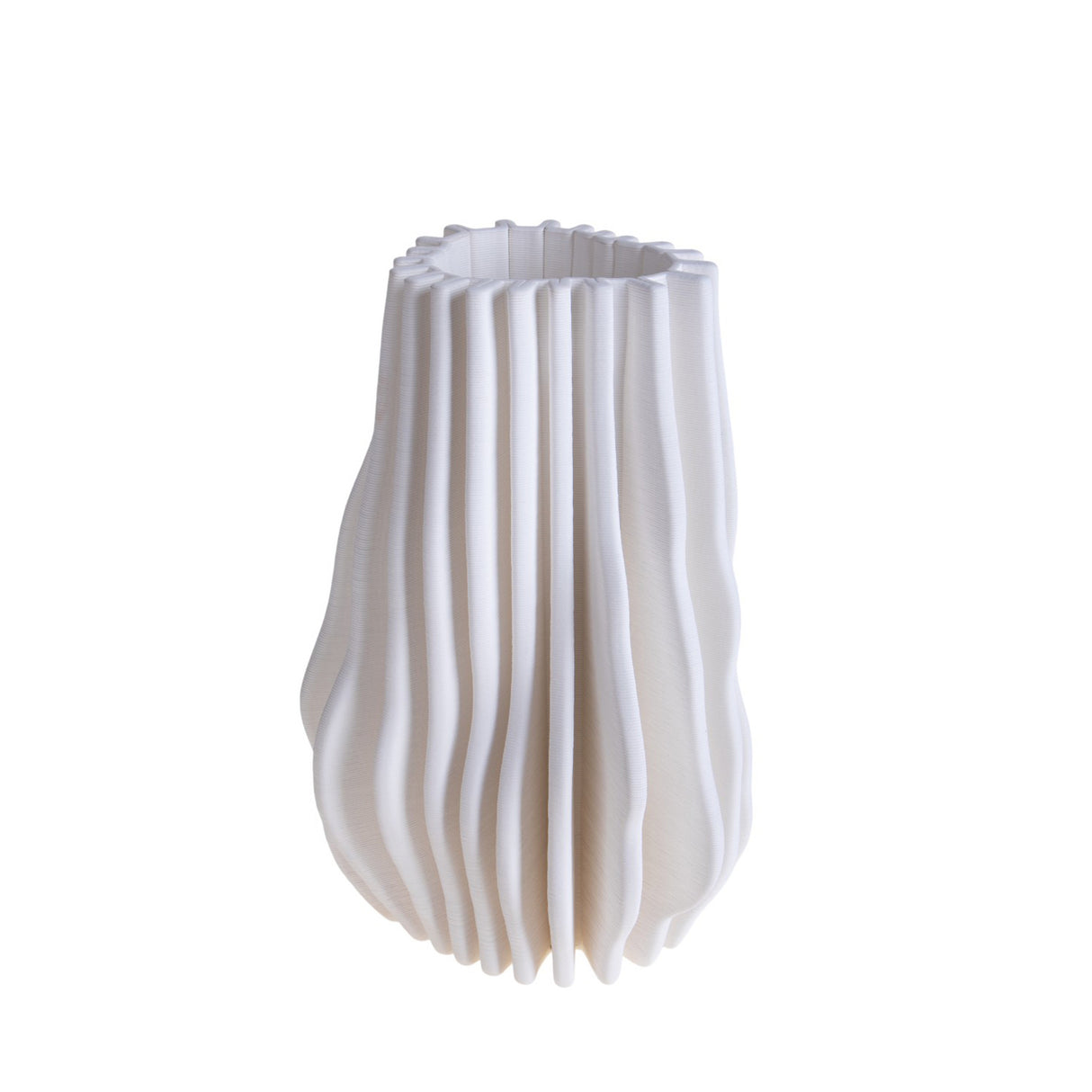 Vaso con righe in rilievo • 34,5 cm