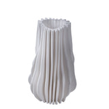 Vaso con righe in rilievo • 48 cm