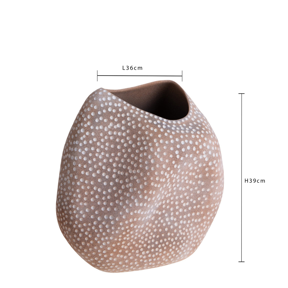 Vaso ondulato • 39 cm