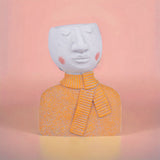 Vaso testa donna • 27 cm