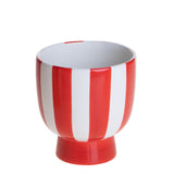 3 Pezzi • Vaso righe • 14,5 cm