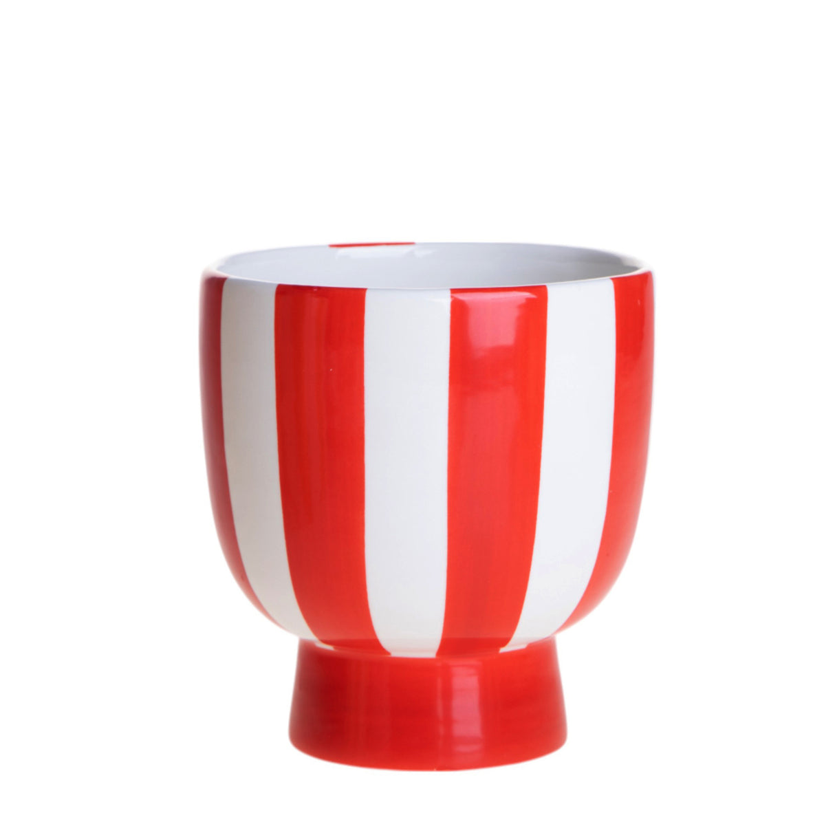 3 Pezzi • Vaso righe • 14,5 cm