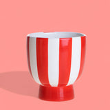 3 Pezzi • Vaso righe • 14,5 cm