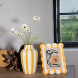 3 Pezzi • Vaso righe • 21 cm