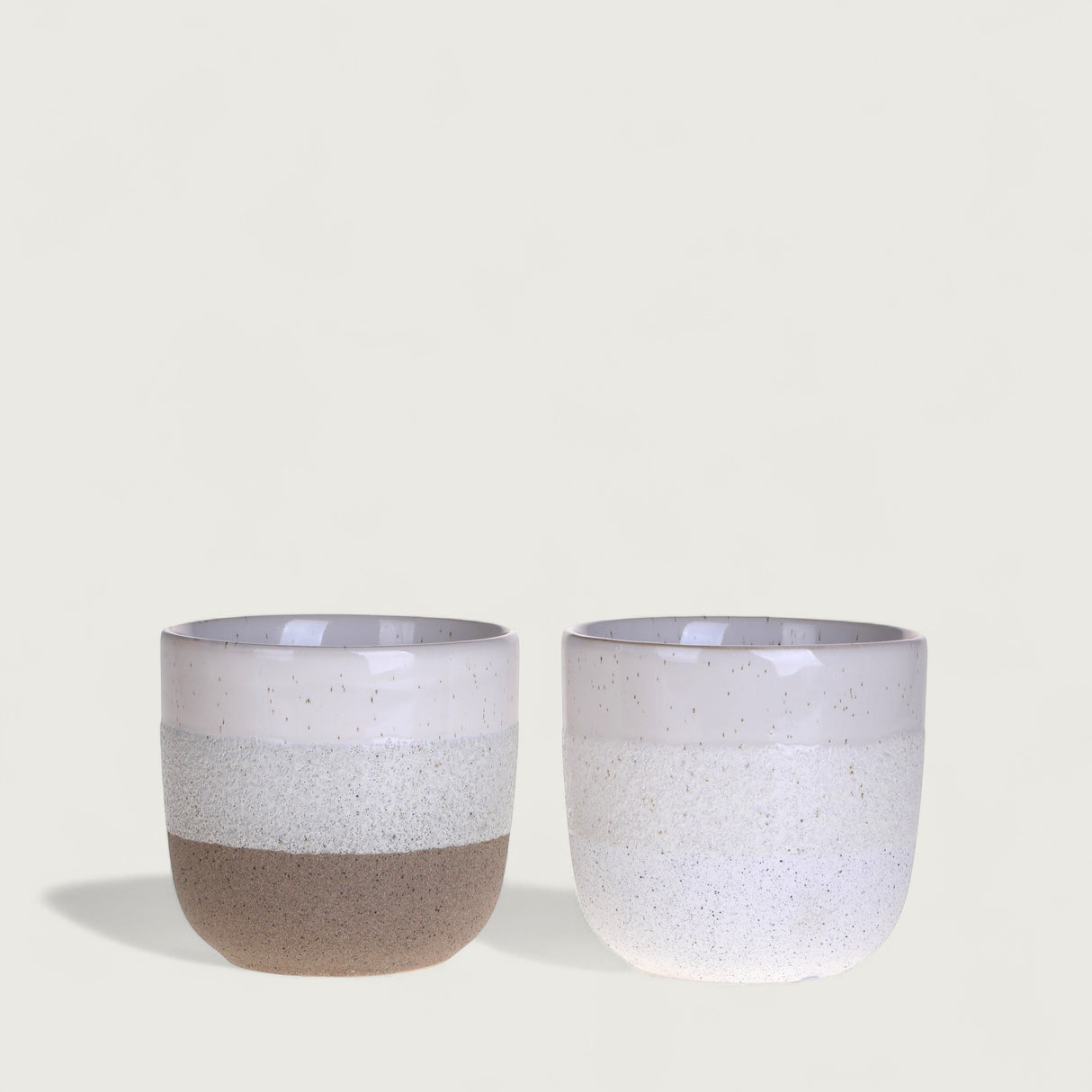 3 Pezzi • Set 2 cachepot • 12 cm