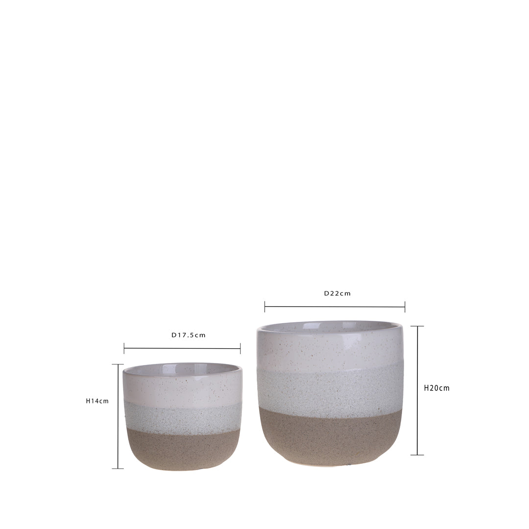 Set 2 cachepot • 20 cm